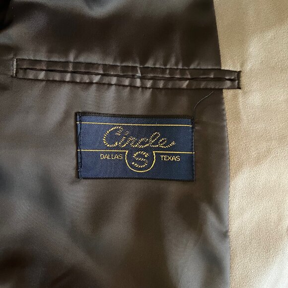 Circle S Western Jacket Suede-like. Size 46L - Picture 3 of 4